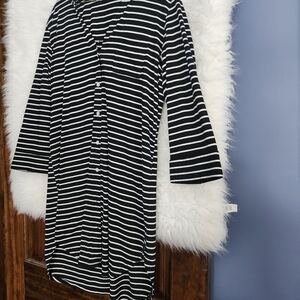 Black and White Striped P/J'S or Oversized Shirt Nice And Soft Black And White.